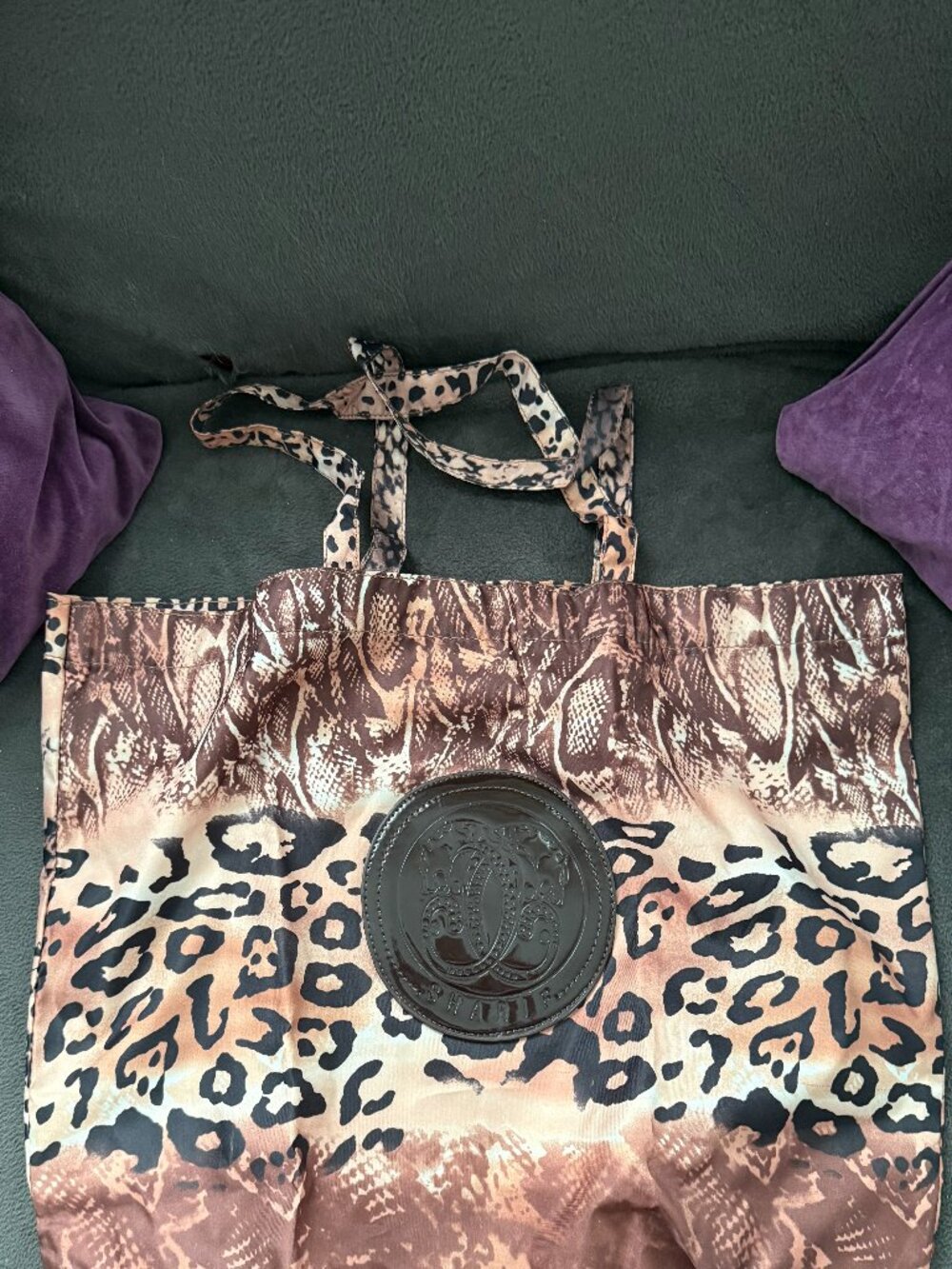 Sharif Animal Print Large Tote Lightweight Foldable
